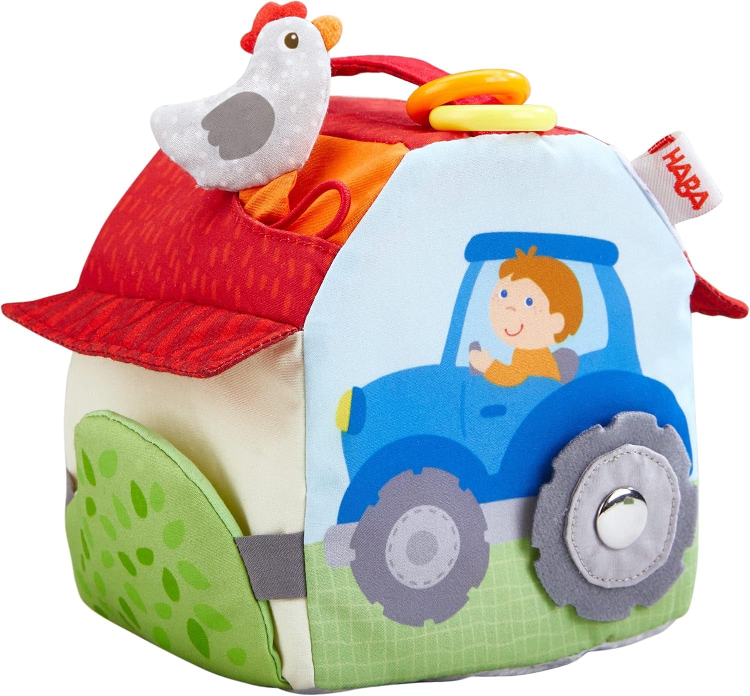 HABA 306383 - Legekubegård, multifunktionelt legetøj fra 6 måneder Babylegetøj Naty Shop