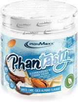 Ironmaxx Phantasty - Creamy Peach 250G Dose | Vegansk Geschmackspulver Mit Echten Frucht- Oder Nussstückchen | Perfekter Zuckerersatz Sweeteners Naty Shop 250 G (1Er Pack) Hvid Choc – Coco Mandel