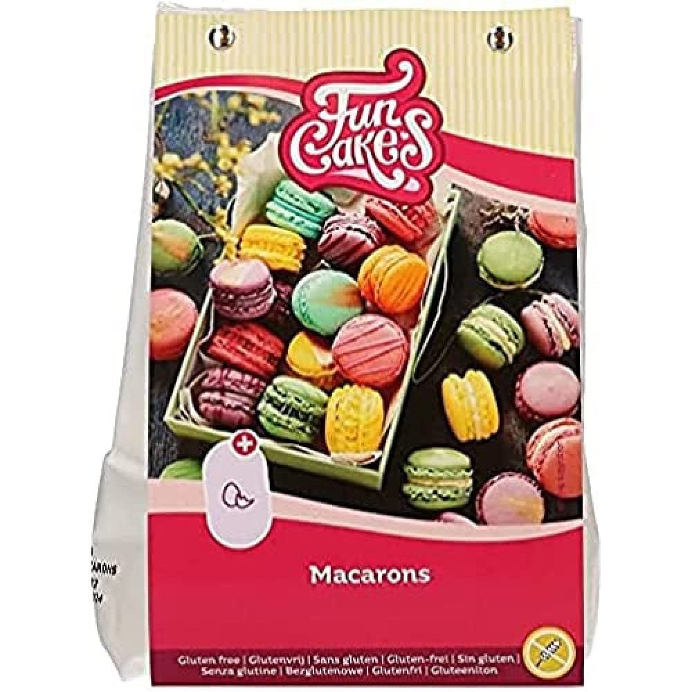 Funcakes Mix Für Macarons, Glutenfrei: Einfach Zu Berübenen, Perfekt Hausgemachte Macarons, Köstlicher Mandelgeschmack, Halal-Zertifiziert, 300G Mix til bagning og madlavning Naty Shop Standardtitel