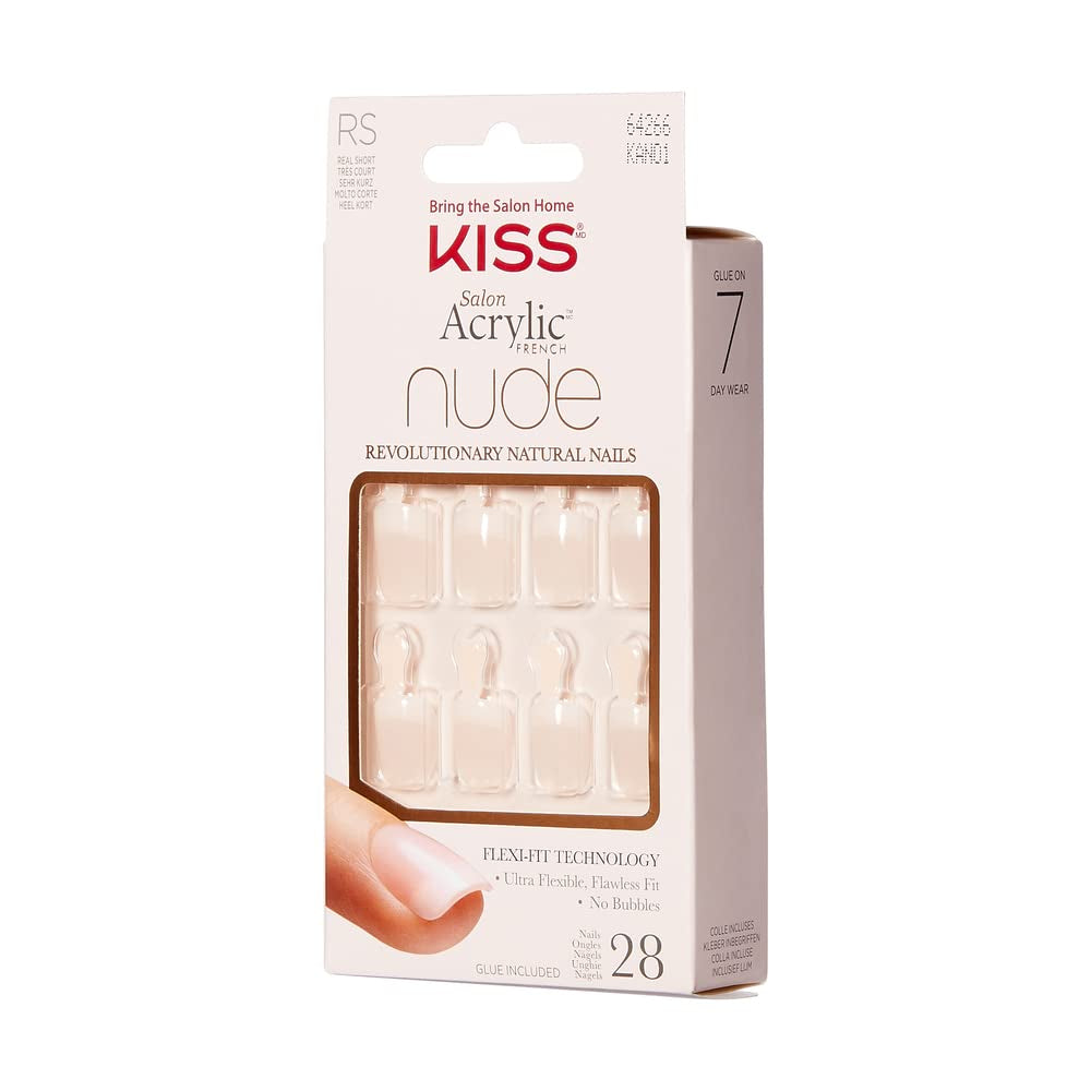 Kiss Nude Nails Amazing Nails (pakke med 2)