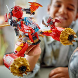 LEGO NINJAGO Kai's Storm Rider Mech - Flyvende motorcykellegetøj med 3 minifigurer - Mek med bevægeligt hoved, arme og ben - Byggelegetøj - Gave til drenge og piger i alderen 7+ 71830 Byggesæt Besuche den LEGO-Store