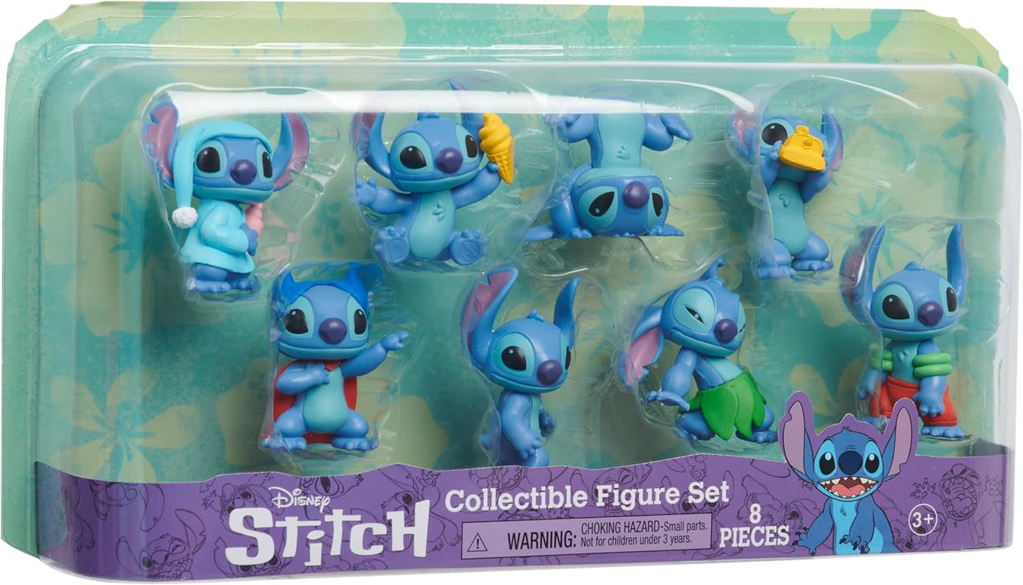 Stitch Disney's Lilo Collectible Friends Figure Sæt 8 Figurer Sæt 5 cm høje Collectible Figurer 3 Years Old Toy fra Just Play Action Figures Naty Shop