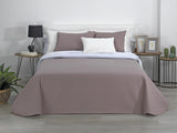 Estoralis | AVA | Vendbar Boutique Quilt | Til alle årstider | Farve - Hvid/Taupe | Til Seng 180 Cm. (270 X 270 Cm. Ancho X Alto) | Quiltet quilt Quilts og quilts Naty Shop Standard titel