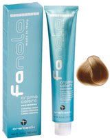 Fanola crema colore Farvecreme 7,0 Blond, 100 ml Hårfarve Naty Shop 9,00 Intensiv meget lys blond