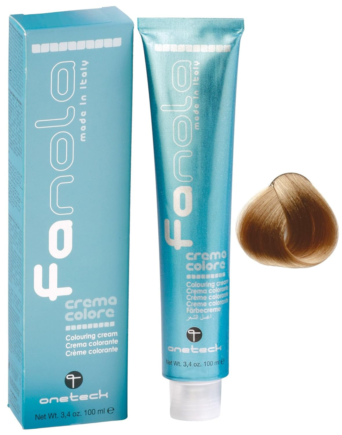 Fanola crema colore Farvecreme 7,0 Blond, 100 ml Hårfarve Naty Shop 9,00 Intensiv meget lys blond