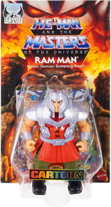 Masters of the Universe Origins Actionfigur Ram Man fra tegneseriesamlingen, ca. 14 cm høj MOTU Ram Figur 1980'er TV Detaljeret design og tilbehør JBM77 Actionfigurer Naty Shop
