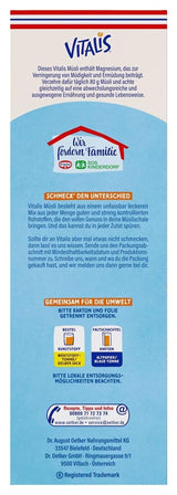 Dr. Oetker Vitalis Less Sweet Crunchy Pure: Crunchy müsli med 30 % mindre sukker, pakke med 5 (5 x 600 g)