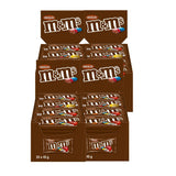 M&M's Peanut Chocolate Bulk Pack 24 x 45 g Chokolade Peanut Flavored Linser Chokoladegave (1080g) Ideel som en fodbold-tema-godbid