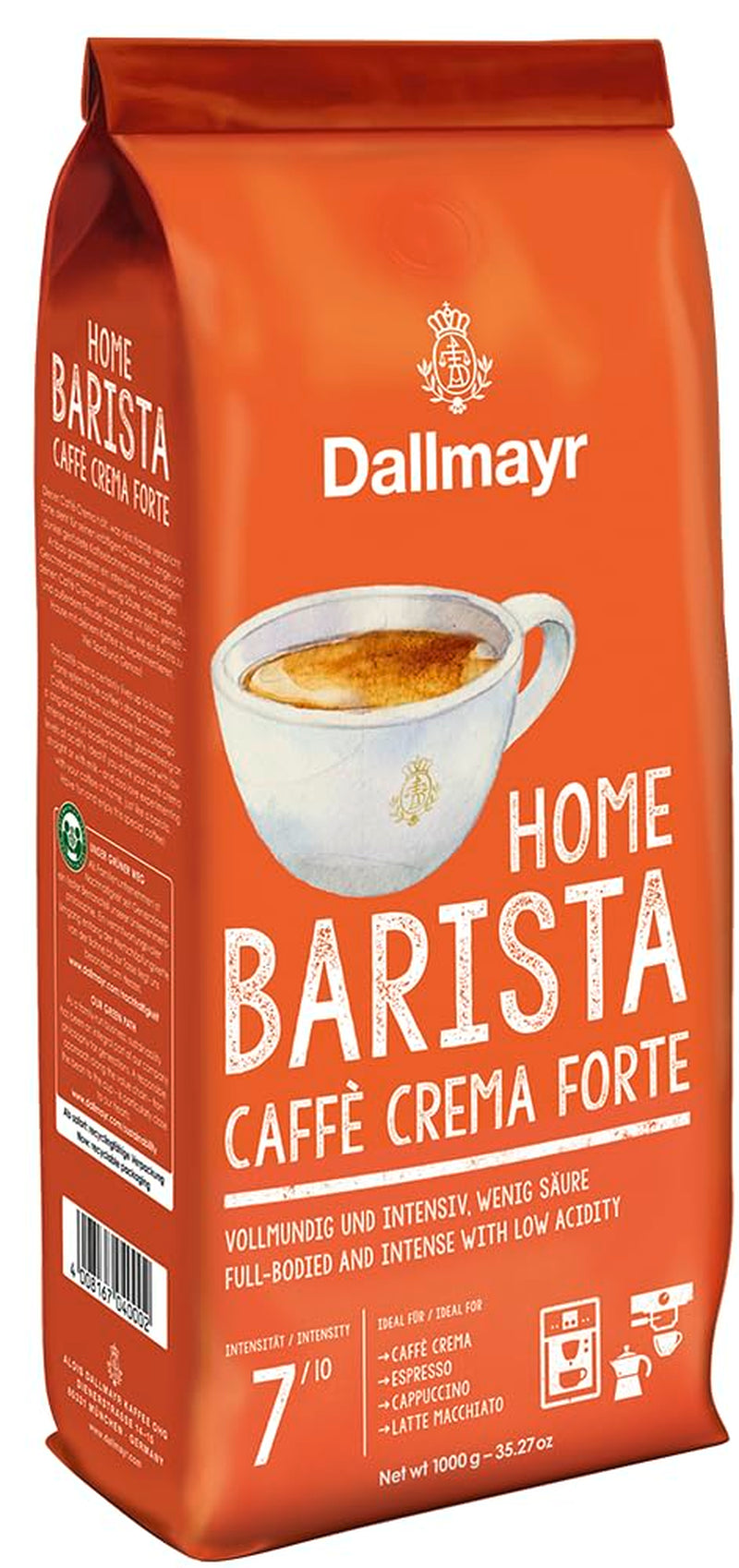 Hjemme Barista Caffé Crema Forte 1000g hele bønner