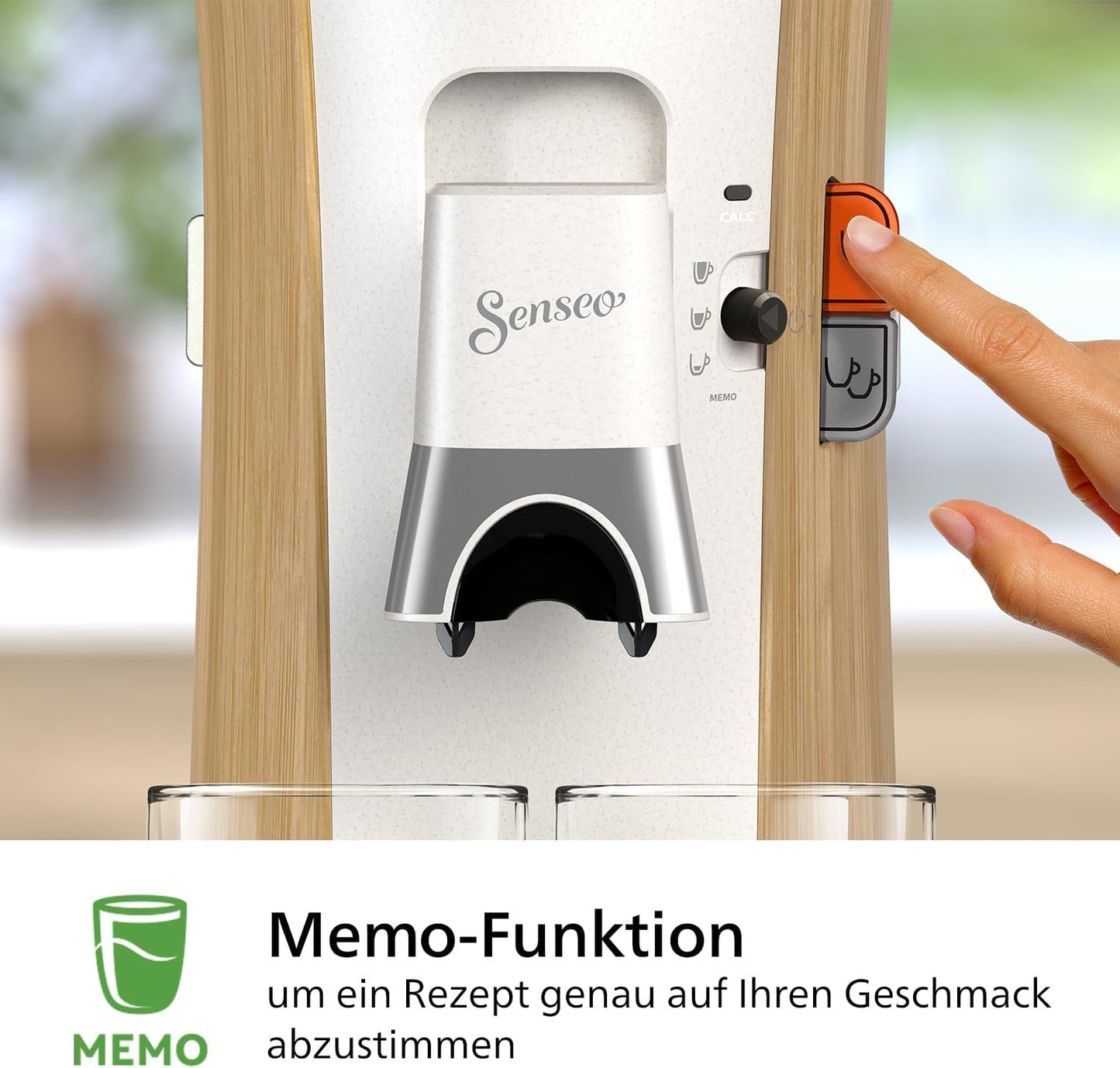 Espressomaskine med PHILIPS Senseo Select kapsler - Intensity Plus, med Memo funktion til 3 kaffespecialiteter, Crema Plus, økologisk produkt, høj kvalitet, silkeblød hvid (CSA240/05)