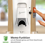 Espressomaskine med PHILIPS Senseo Select kapsler - Intensity Plus, med Memo funktion til 3 kaffespecialiteter, Crema Plus, økologisk produkt, høj kvalitet, silkeblød hvid (CSA240/05)
