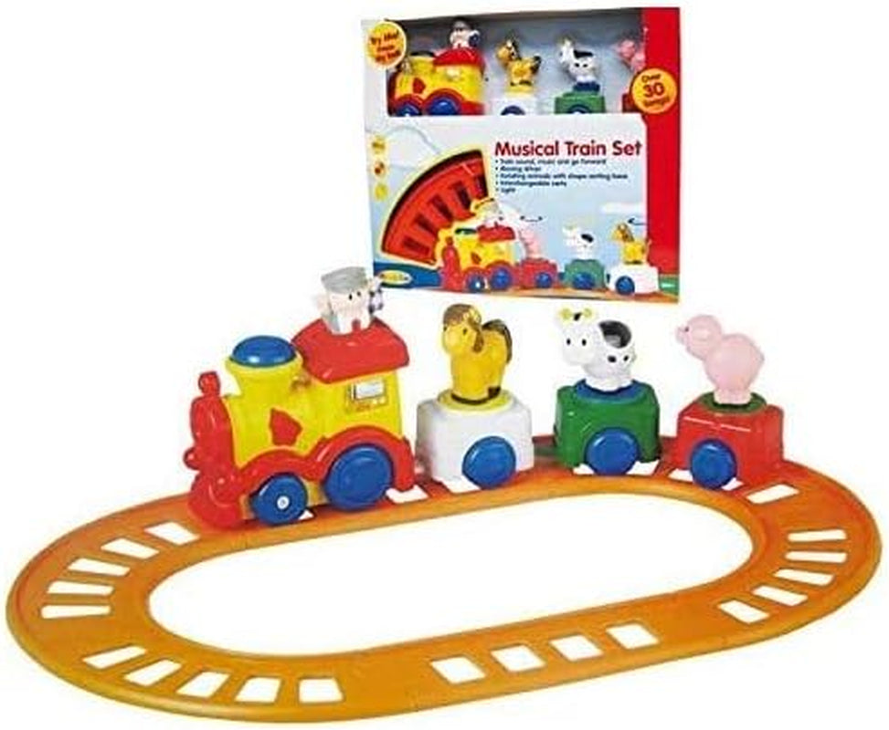 - Animal Farm musikalsk tog (CPA Toy Group 68001), assorteret farve/mønster Jucarii Bebe Naty Shop Standard titel