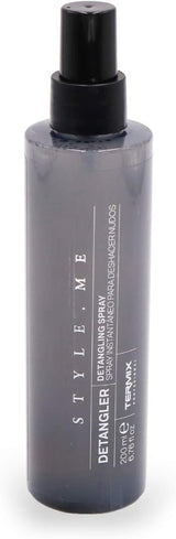 Style.Me detangling spray Produkt til at affiltrere hår. Øjeblikkelig detfiltrerende produkt fra Termix. Formel beriget med ricinusolie. Size: 200 ml. Hår dettangling produkter Naty Shop Standard titel