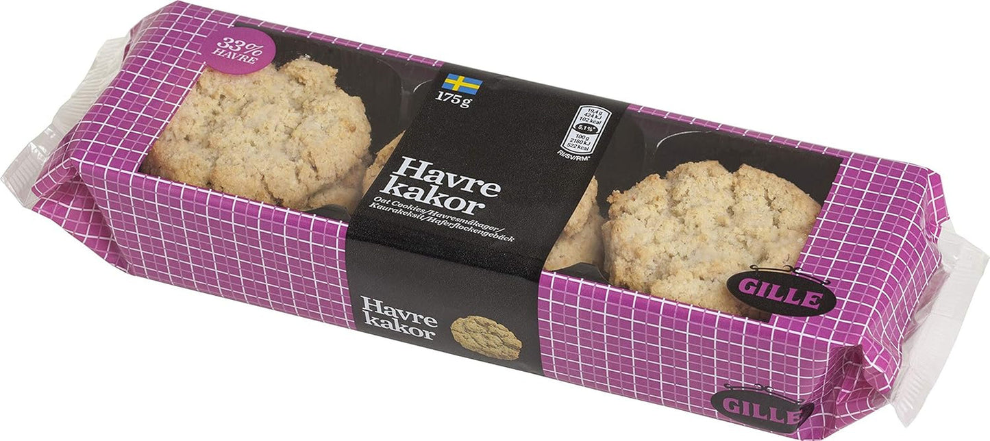 Gille svenske havrekiks, 175 g (1 pakke)