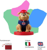 Lydfigur - Glad engelsk - musik og sange på engelsk - legetøj med pædagogisk indhold, italiensk version, drenge og piger i alle aldre Baby Toys Naty Shop