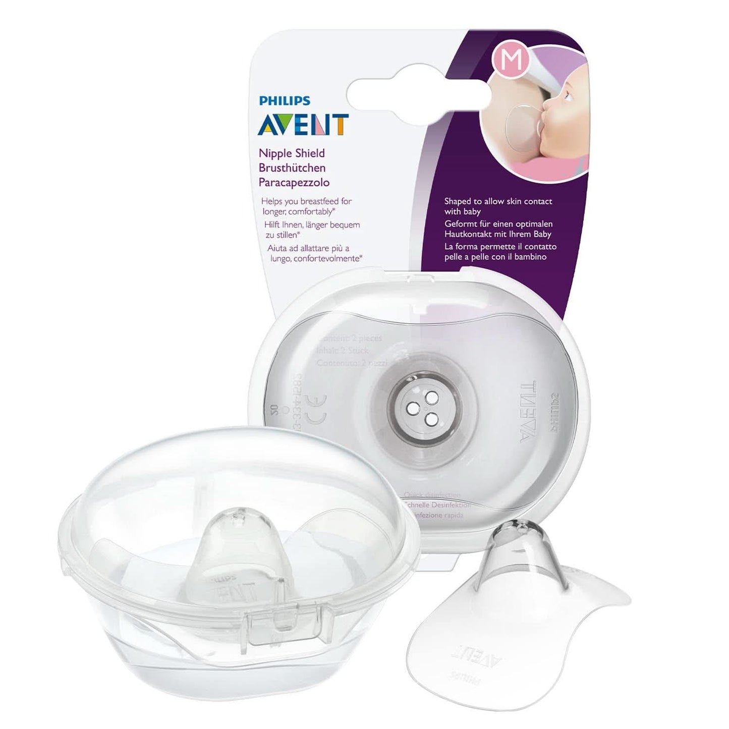 PHILIPS Avent SCF153/03 brystvortebeskyttere - mellemstørrelse mad og ammetilbehør Baby Naty Shop