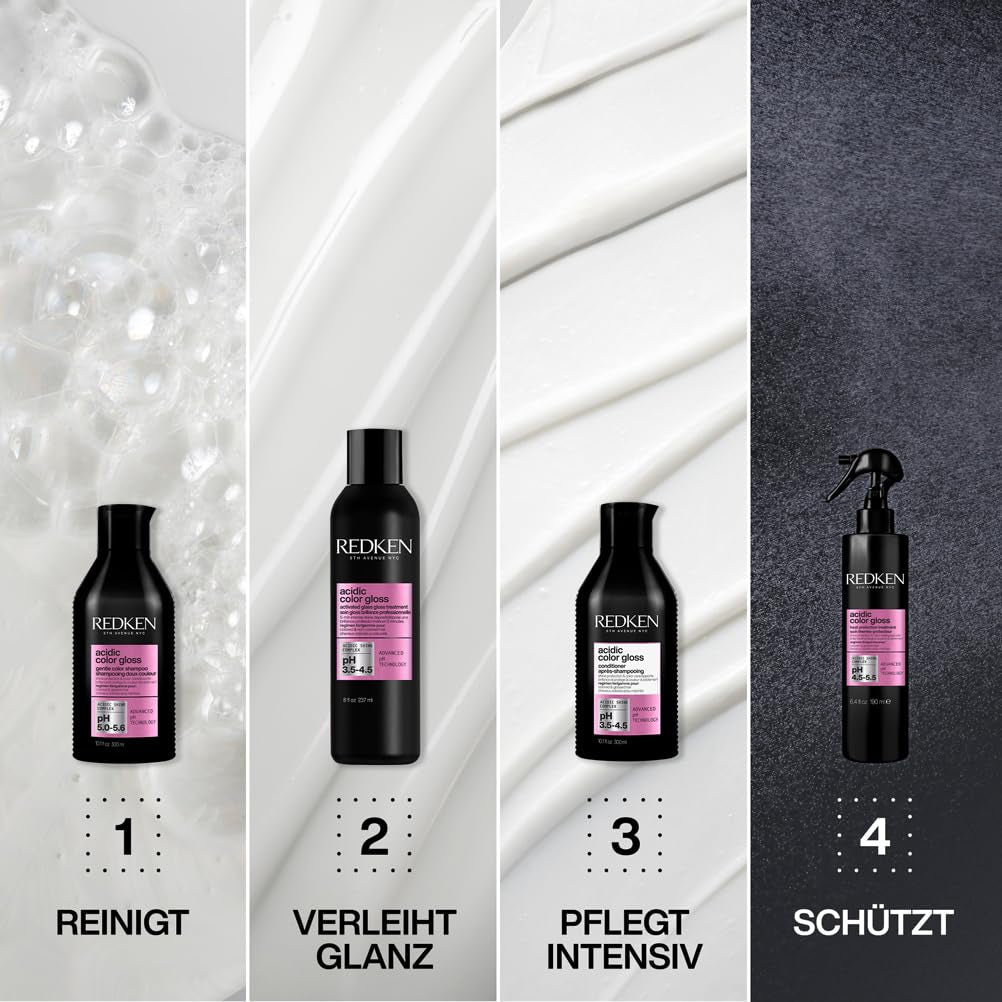 Redken Acidic Color Gloss, shine shampoo til farvet hår Redken Shower & Bath