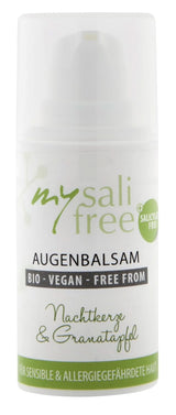 Mysalifree BIO EYE BALM, intensiv anti-rynke øjencreme til følsom hud, med granatæble og okker, 15 ml Cosmetics and Beauty Naty Shop