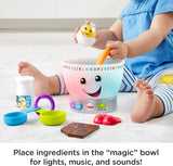 Fisher-Price Laugh & Learn Baby Learning Toy, Magic Color Mixing Bowl med musik og lys i 6 måneder+, GJW20 Baby Toys Naty Shop