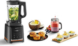 Krups Highspeed - Standmixer Infinymix KB9158 | 1600 W | 5 Automatiske programmer + Manuel Einstellung | Tritanbehälter | Inkl. Receptheft | Smoothies, shakes, knust is | Schwarz Kitchen Naty Shop