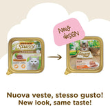 Mister Nassfutter für ausgewachsene Katzen, Tyrkiet, Line Pastete und Fleisch i Stücken, i alt 3,2 kg (32 Becher x 100 g)