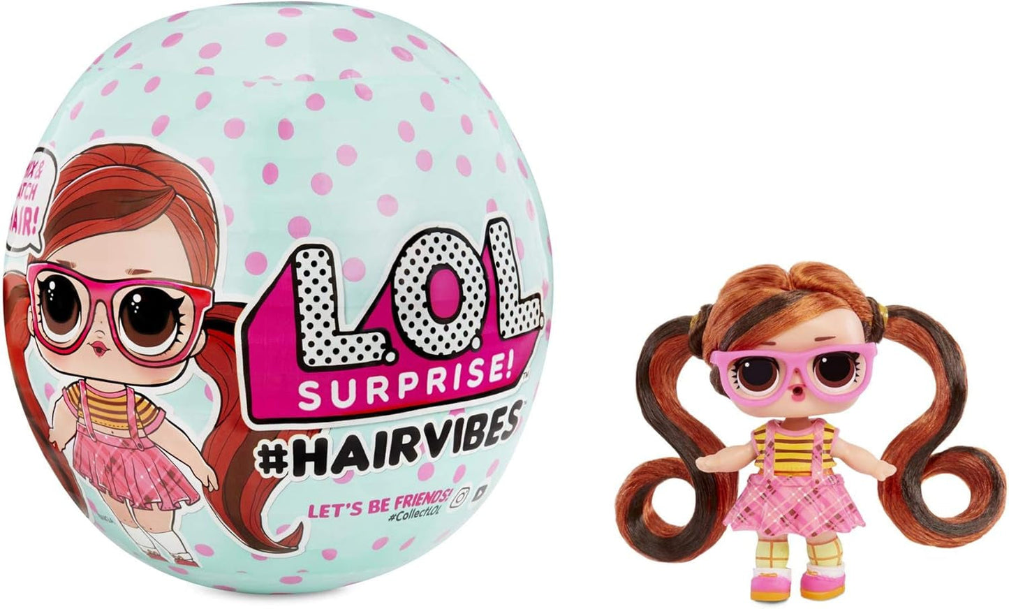 LOL Surprise Collectible Dolls til piger - Med 15 forskellige overraskelser og frisurer - #Hairvibes Dolls
