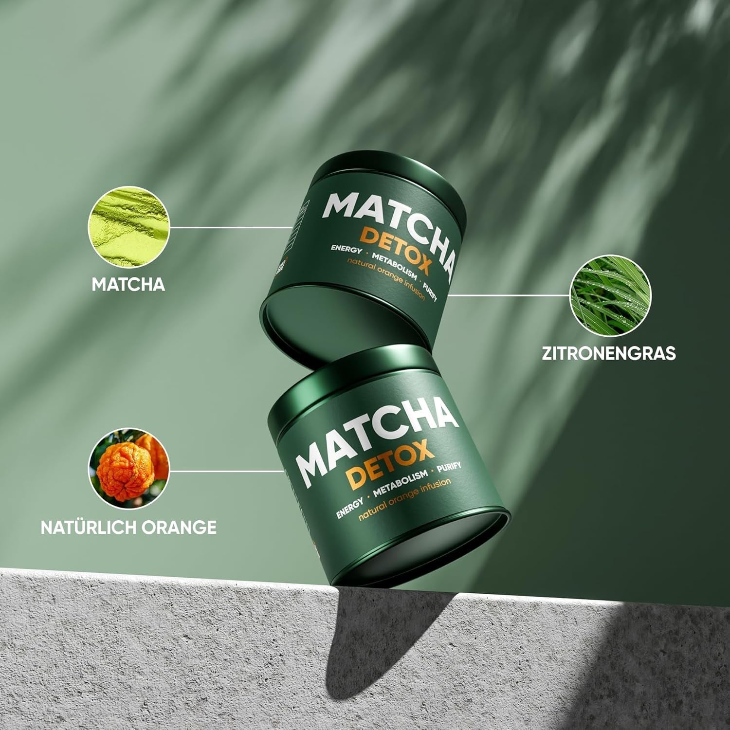 WOW TEA Matcha pulver - fint pulver fra Japan med en frisk smag - ideel til Matcha te, lattes eller smoothies - ingen tilsætningsstoffer (detox)