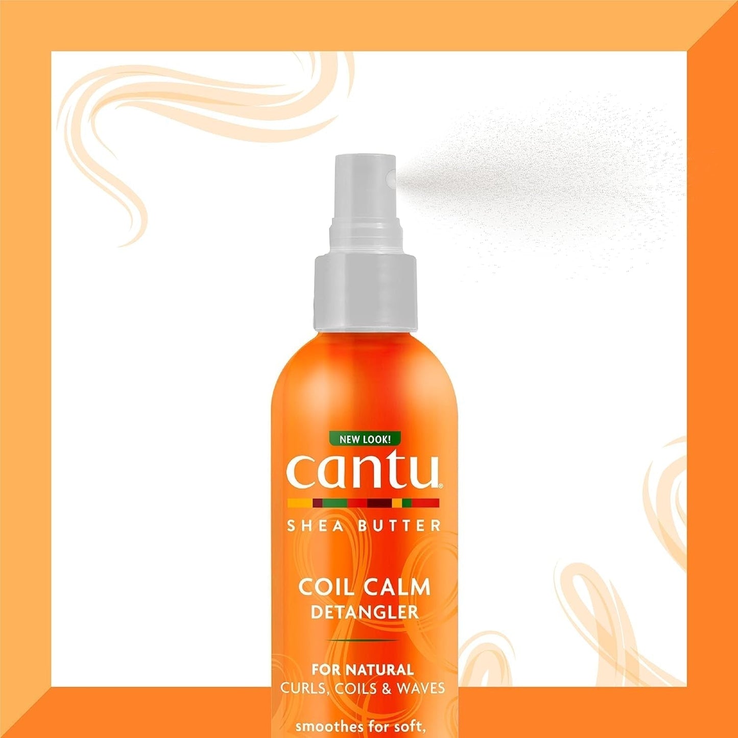 Cantu Coil Calm Detangling Spray, Shea, krøllet hår, 237ml Detangling Products Naty Shop
