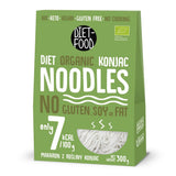 DIET-MAD Økologisk Shirataki Konjac Instant Rice, Low Carb, Low Calorie, Vegan, Fedtfri, Sojafri, Glutenfri, Keto-venlig, Slankende, 300 gram