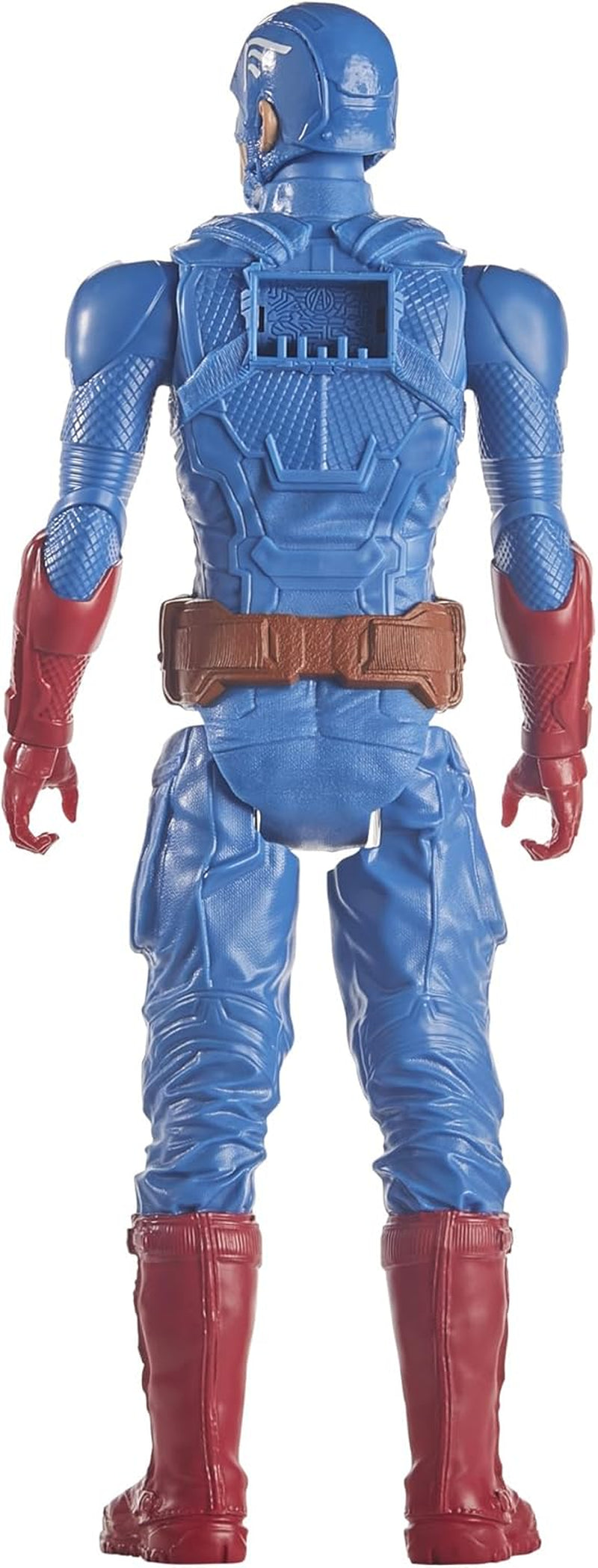 Marvel Avengers Titan Hero Series Blast Gear Captain America Action Figur 30 cm stort legetøj til 4+ år Blå Action Figurer Naty Shop