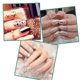 ANGNYA 4000 Stück Strasssteine Nägel Nail Art Strasssteine Dekorationen Nagelsteine Für Nail Art Zubehör Und Klare Kristall Strasssteine Handwork Mit Pick up Pinzette Und Strass Picker Dotting Pen…