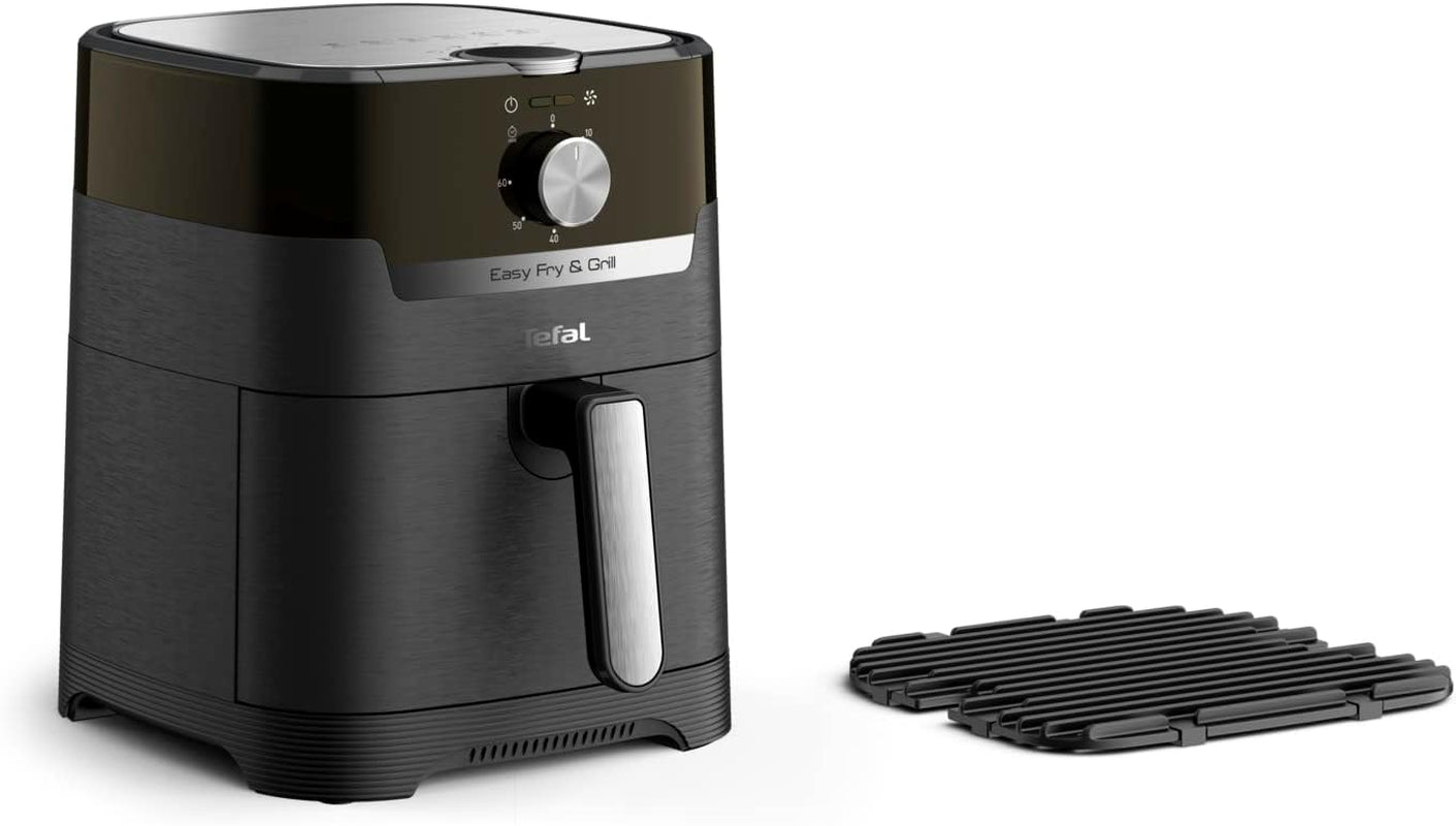 Tefal EY5018 Easy Fry & Grill Classic Air Fryer, 2 i 1 teknologi (Air Fryer og Grill), XL, 4,2 liter til 6 portioner, 1550 watt Husholdningsapparater Naty Shop Standardtitel