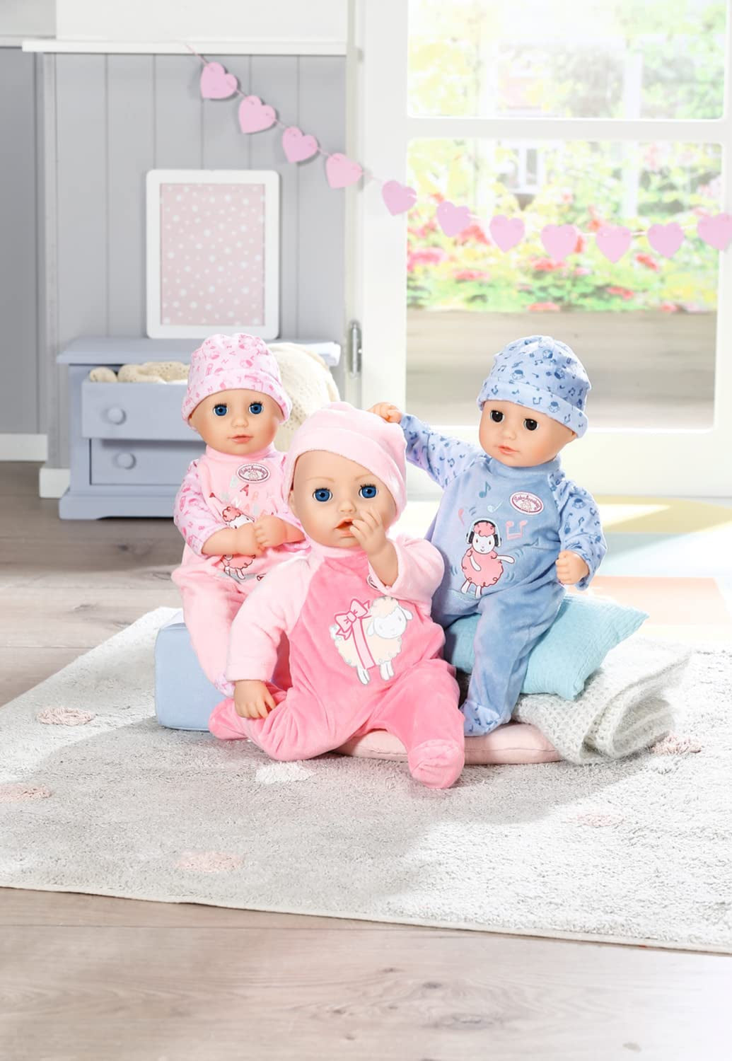 Annabell Lille Annabell blød dukke 36cm, med stofkrop og søvnige øjne, 36cm, 709870 Zapf Creation