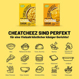 Cultured Foods Vegansk 3-er sæt Vegan Mac And Cheese, Gouda Sauce, Cheddar Sauce, Laktosefrei Glutenfrei MAC & CHEEZ CHEATCHEEZ