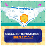 Pampers sol- og månebleer, unisex, junior, str. 5 (11-25 kg), 120 bleer