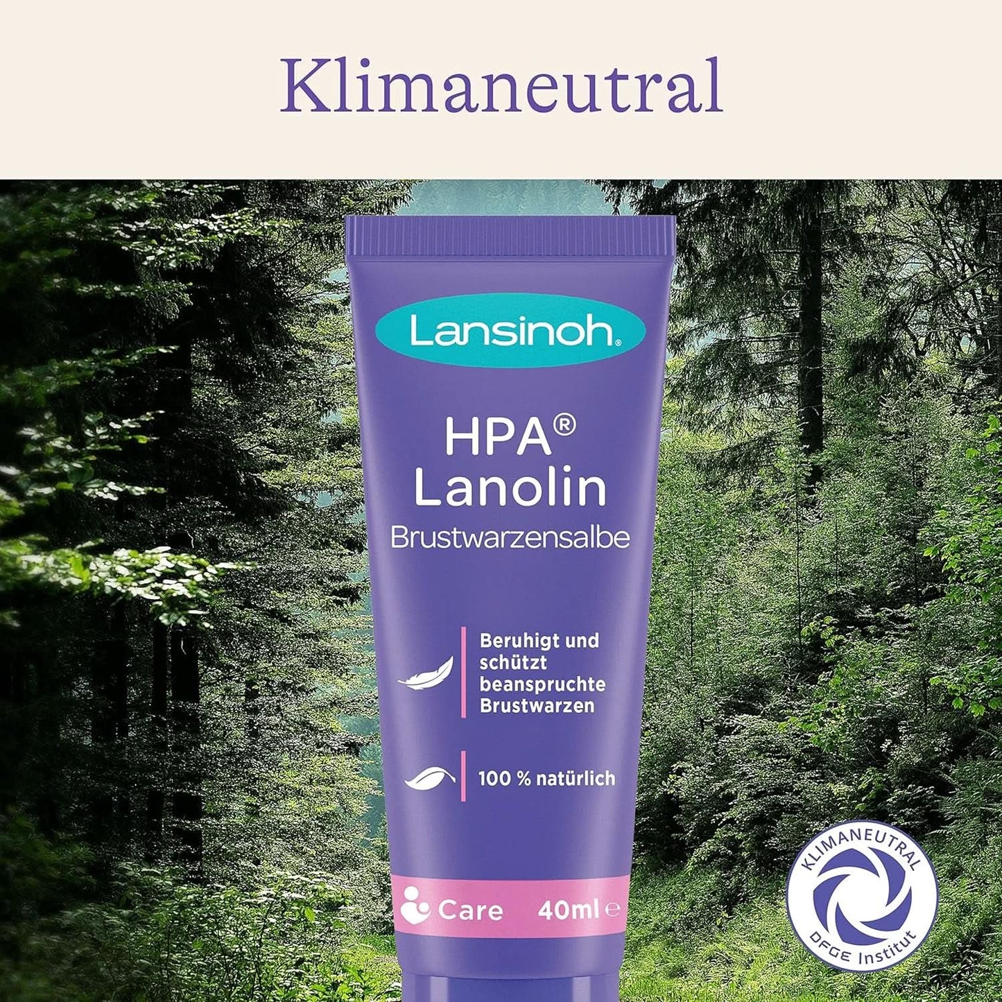 Lansinoh HPA Lanolin salve til brystvorter, 40 ml Kosmetik og Skønhed Naty Shop