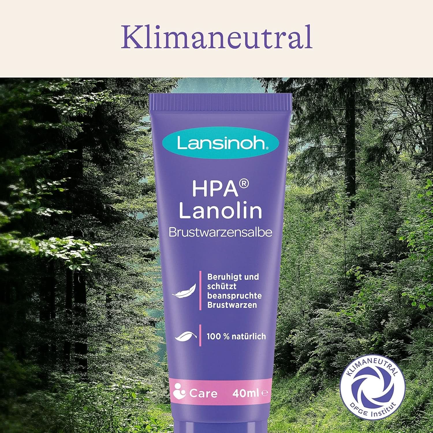 Lansinoh HPA Lanolin salve til brystvorter, 40 ml Kosmetik og Skønhed Naty Shop