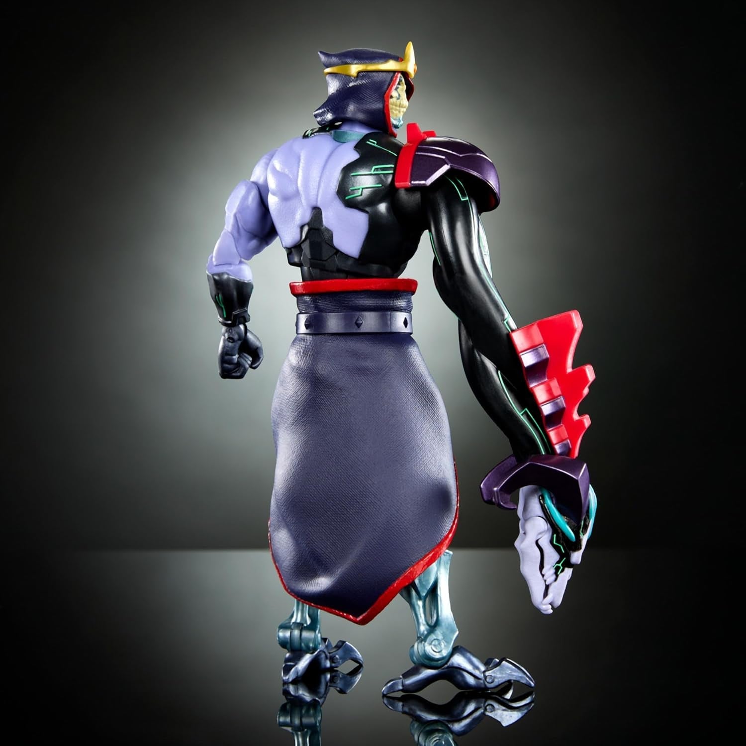 Masters of the Universe: Revolution Masterverse Skeletor Action Figur Samlefigur med 30 bevægelsespunkter og bevægelig robotarm Motu Toy HYC46 Action Figurer Naty Shop