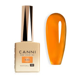 CANNI gel neglelak, semi-permanent, mørk lilla, neglelak, UV gel, soak off, manicure