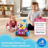 Fisher-Price 4-i-1 læringsrobot Linus til babyer og småbørn, legetøj fra 6 måneder - tysktalende, HCK39 Babylegetøj Naty Shop