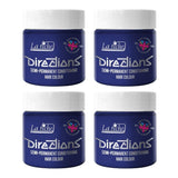Vejledning semi-permanent hårfarve 100 ml æske 4 pakke (Pillarbox Red) Naty Shop Neon blå hårfarve 100 Ml (pakke med 4)