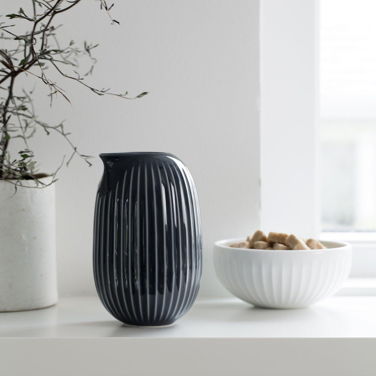 Kähler Bonbonniere Ø12 cm Hammershøi Dekoration Dansk design, hvid Madopbevaringsbokse Naty Shop