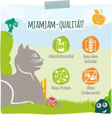 MjAMjAM - Premium Nassfutter für Katzen - Chicks & Friends Box, 9er Pack (9 x 300 g), getreidefrei mit extra Fleisch