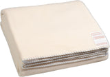 Zoepritz siden 1828 Glat fleece-tæppe - Fluffy komfortabelt polar fleece-tæppe - Vegansk - 140X190Cm - 010 Off-White, 010 Offwhite Zoepritz Since 1828 020 Cream 140X190Cm