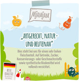 MjAMjAM - Premium Nassfutter für Katzen - Chicks & Friends Box, 9er Pack (9 x 300 g), getreidefrei mit extra Fleisch