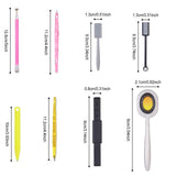 Nail Art Werkzeug Magnetstift, 10 Stück Nagel Magnet Stick Tool Set, Nagel Magnet Stift Og Starker Magnet Lager Punktierungsstifte Für DIY 3D Magnetics Katzenauge UV Gel Polnisch Nagel Kunst