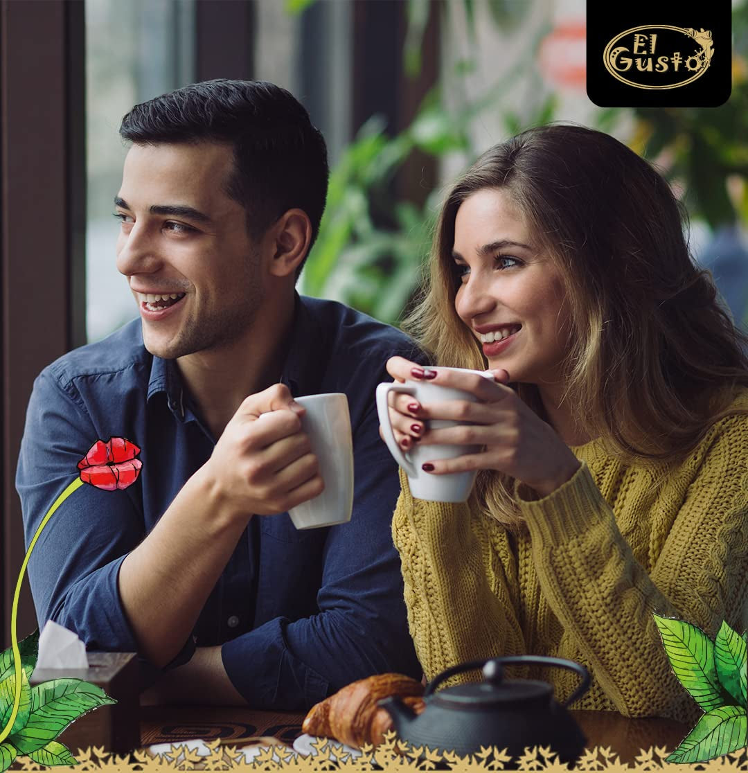 El Gusto Espresso Kaffee aus ganzen Bohnen aus Costa Rica, dunkel geröstet, kreativ Mischung, 100% Arabica, frischer Gourmet-Kaffee 3er Pack