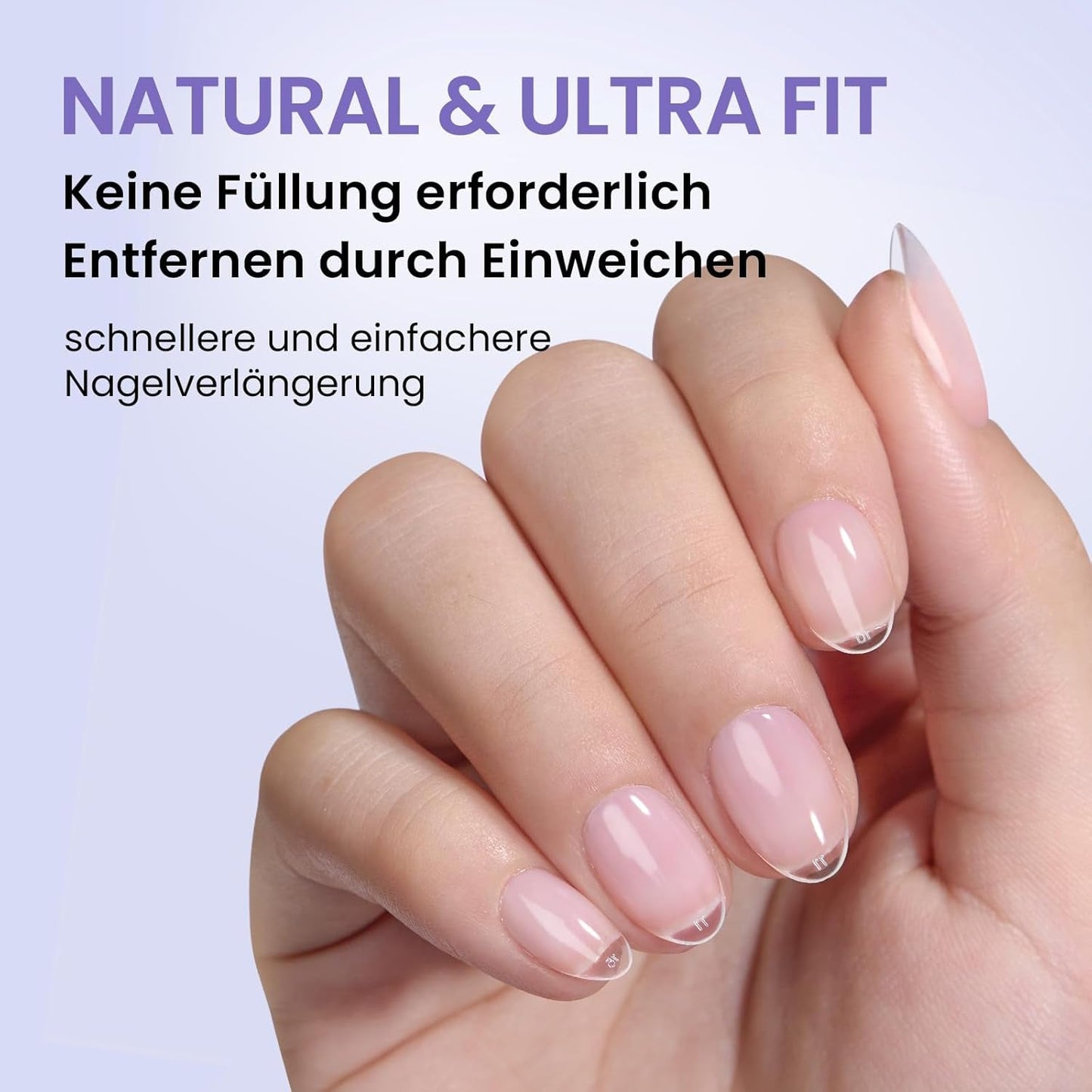 Btartbox Extra Short Mandel Neglespidser - Full Cover Gel X Soft XS Gel Neglespidser - Forformede Semi-Mat Til Brede Negle Salon 320 Stk