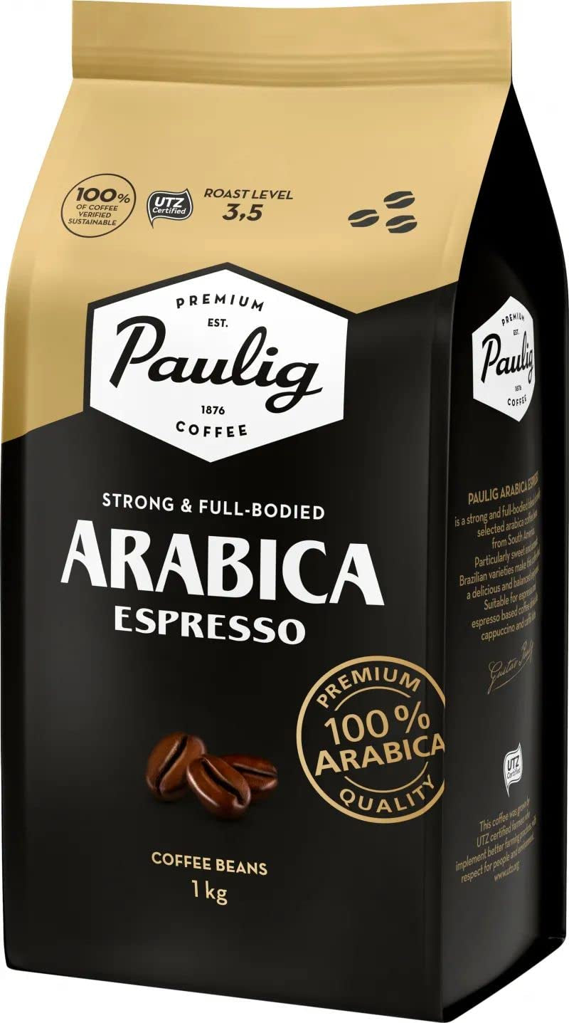 Brændte Arabica espresso kaffebønner, 1 kg
