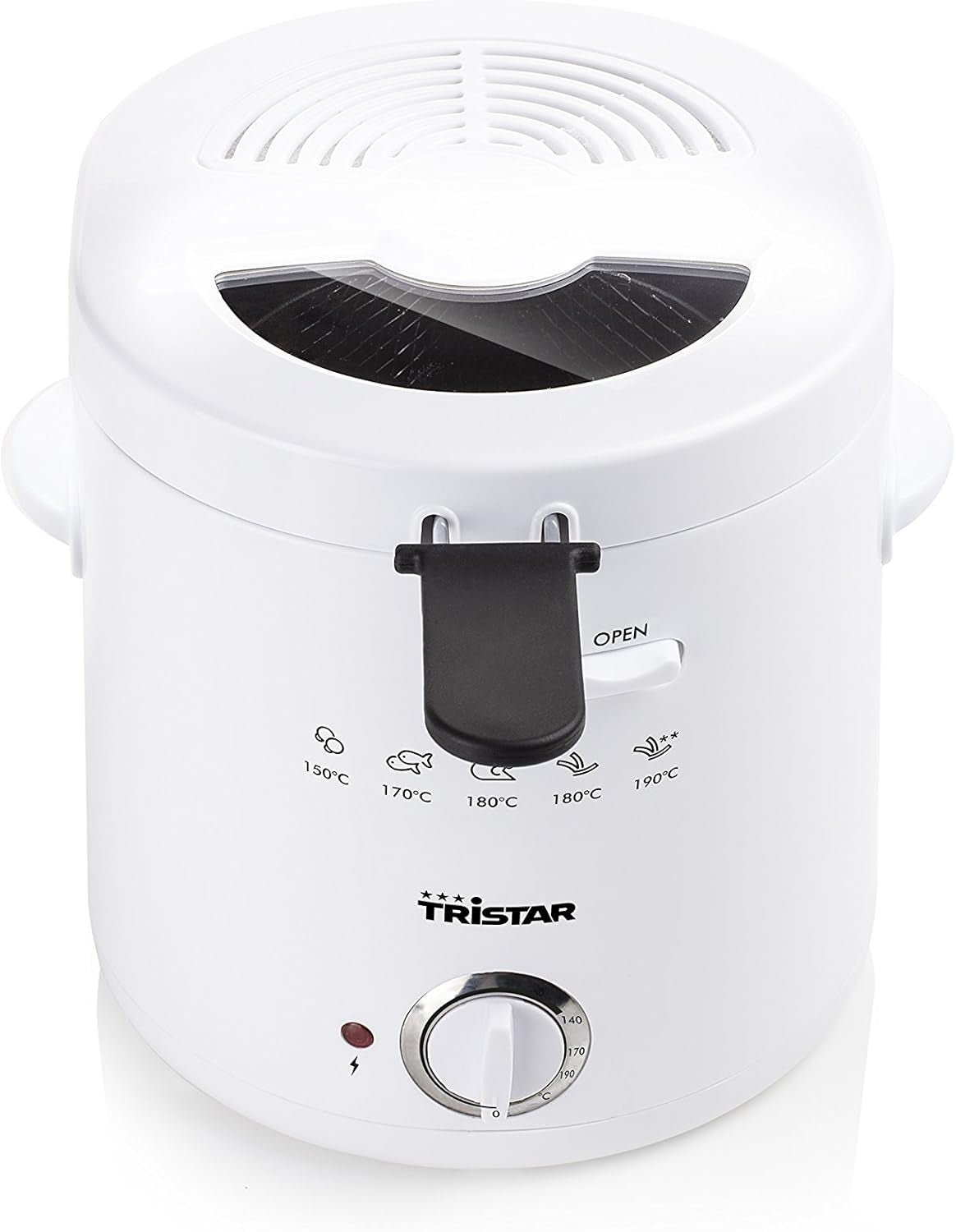 Tristar FR-6941 frituregryde - termostat, 1,5 L, 1000 W, hvid Hvidevarer Naty Shop